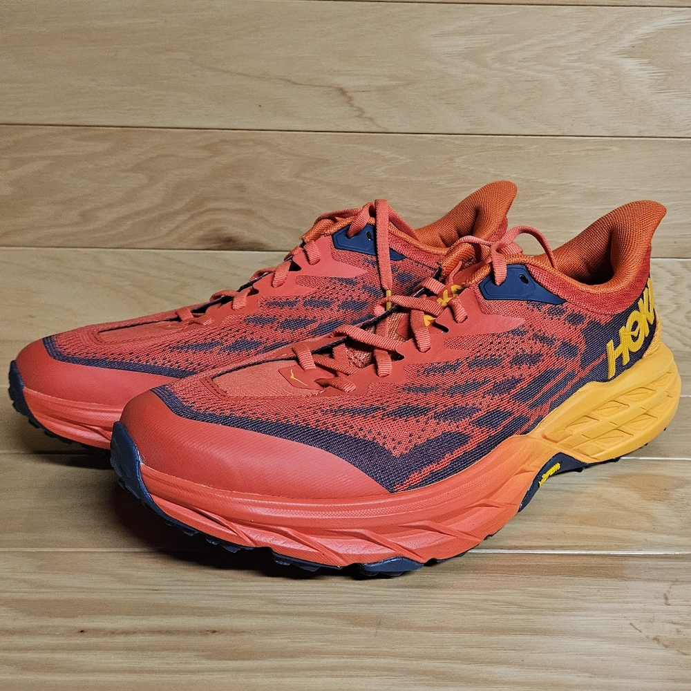 Hoka One One Speedgoat 5 Wide 2E Mens Running Shoes Sneaker 1123159 - Picture 5 of 11
